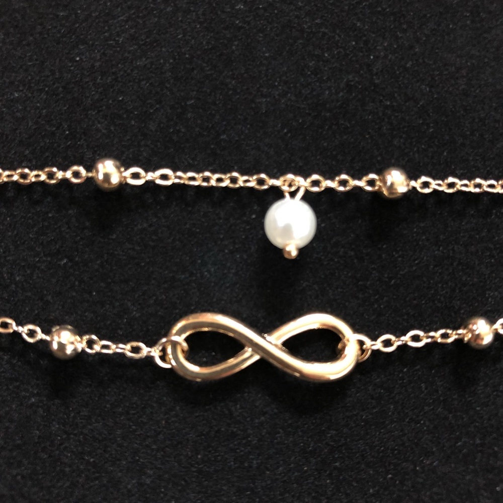 Gold-Tone Infinity & Charm Bracelet Trio - Women Accessories - Picture 4 of 7